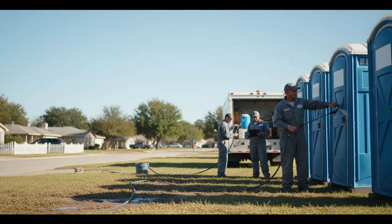 Long-Term Portable Toilet Rental in Sasakwa, OK near me